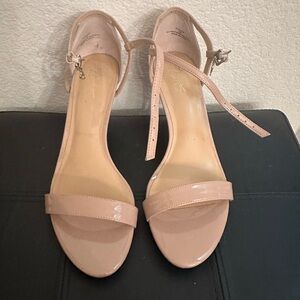 Thalia Sodi Blush Strappy Sandals